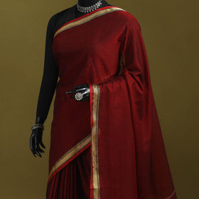 Mercerised cotton dharwad saree with thread border 04