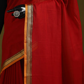 Mercerised cotton dharwad saree with thread border 05