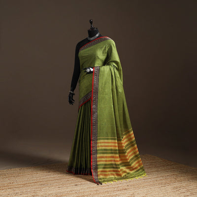 Mercerised cotton dharwad saree with thread border 05