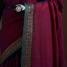 Mercerised cotton dharwad saree with thread border 07