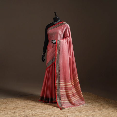 Mercerised cotton dharwad saree with thread border 08