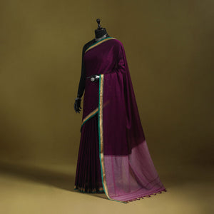 Mercerised cotton dharwad saree with thread border 10