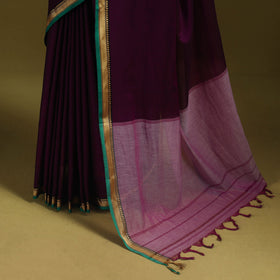Mercerised cotton dharwad saree with thread border 10