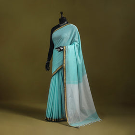 Mercerised cotton dharwad saree with thread border 12