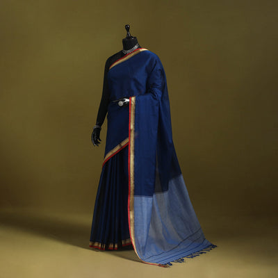 Mercerised cotton dharwad saree with thread border 13