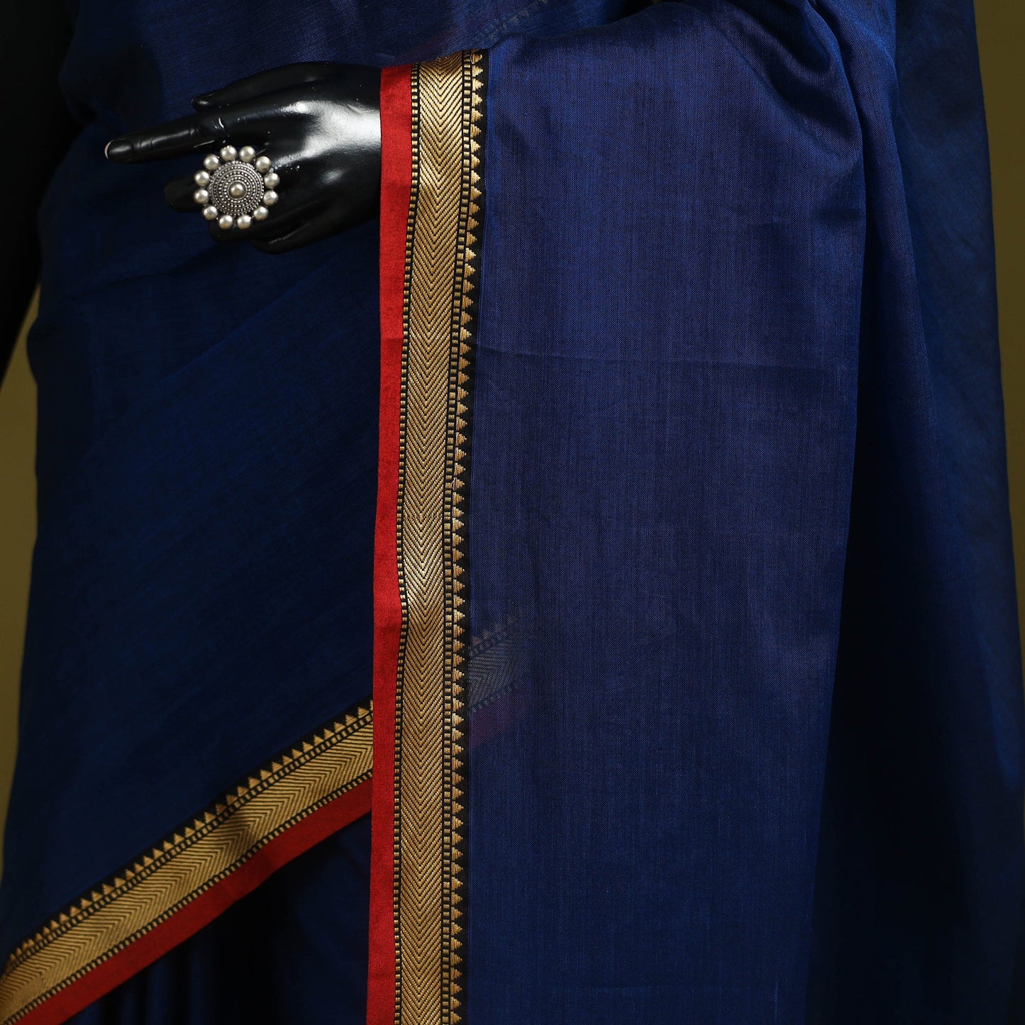 Mercerised cotton dharwad saree with thread border 13