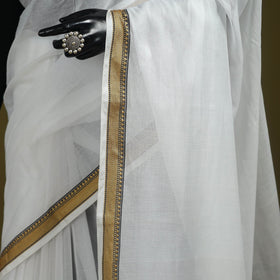 Mercerised cotton dharwad saree with thread border 14