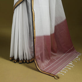Mercerised cotton dharwad saree with thread border 15