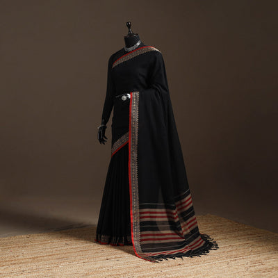 Mercerised cotton dharwad saree with thread border 16