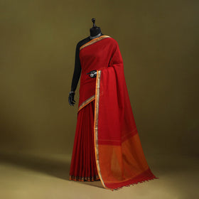 Mercerised cotton dharwad saree with thread border 16
