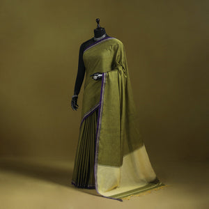 Mercerised cotton dharwad saree with thread border 18