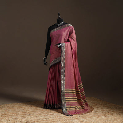 Mercerised cotton dharwad saree with thread border 18