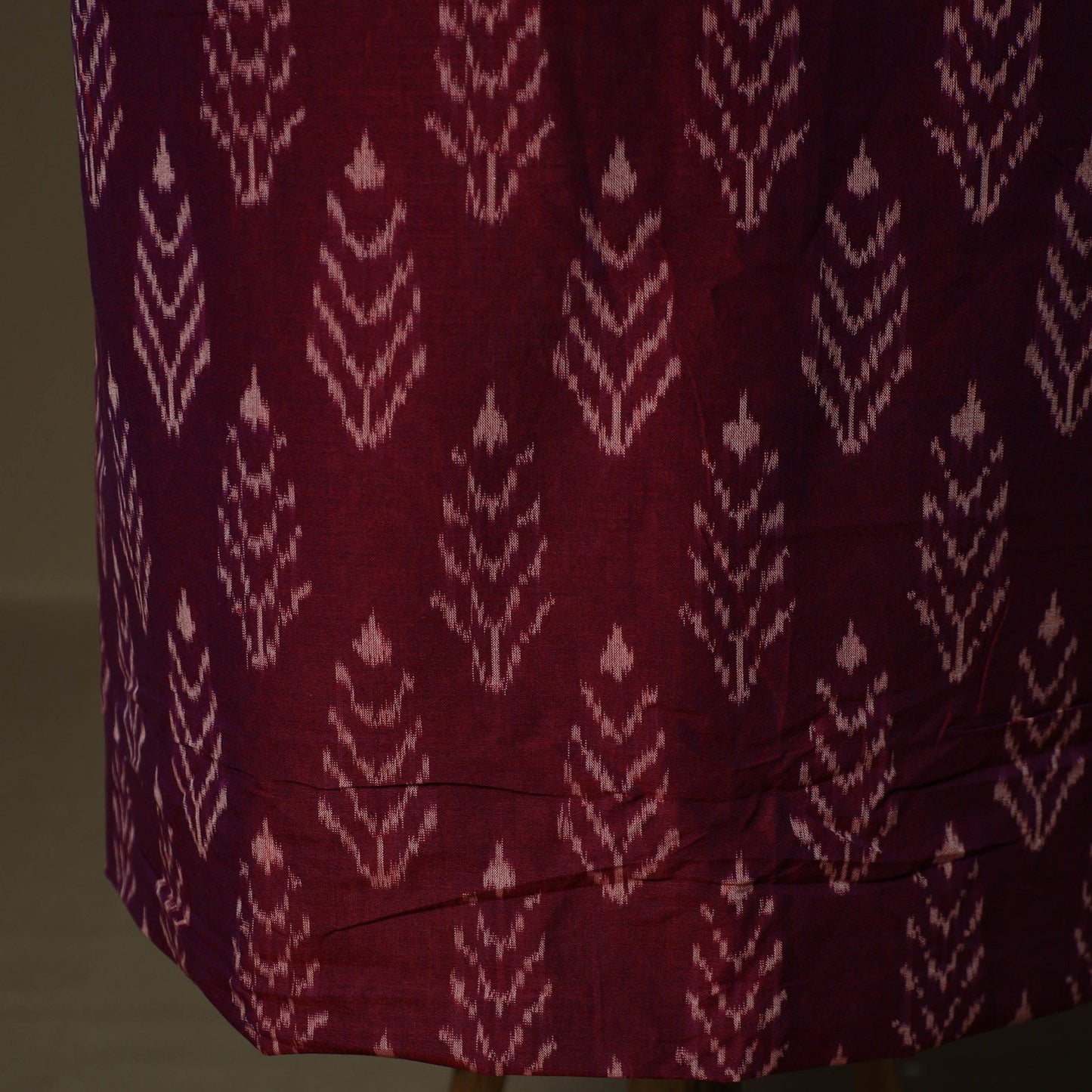 Handloom mercerised cotton pochampally ikat 2pc unstitched