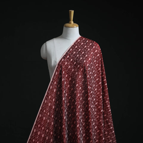 Mercerised cotton pochampally ikat fabric 03 - handcrafted