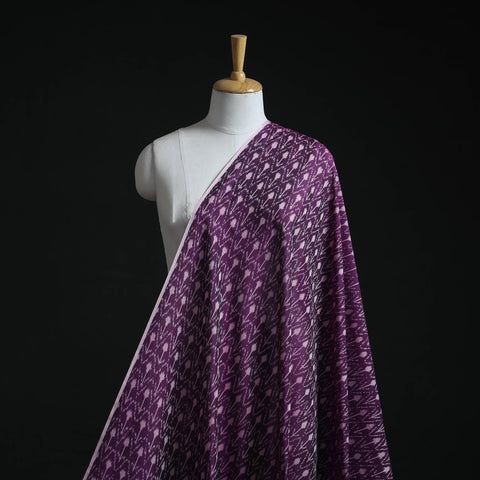 Mercerised cotton pochampally ikat fabric 05 - handcrafted