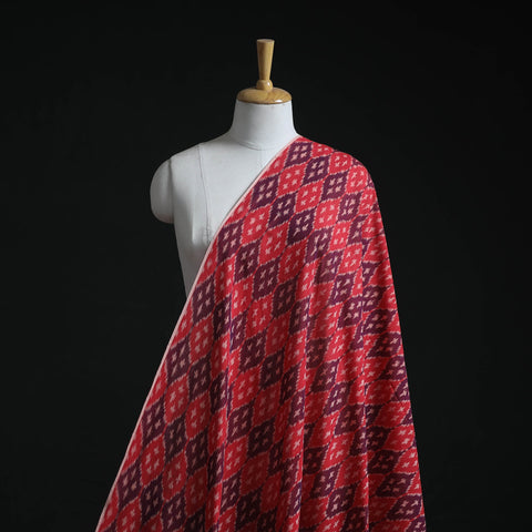 Mercerised cotton pochampally ikat fabric 06 - handcrafted