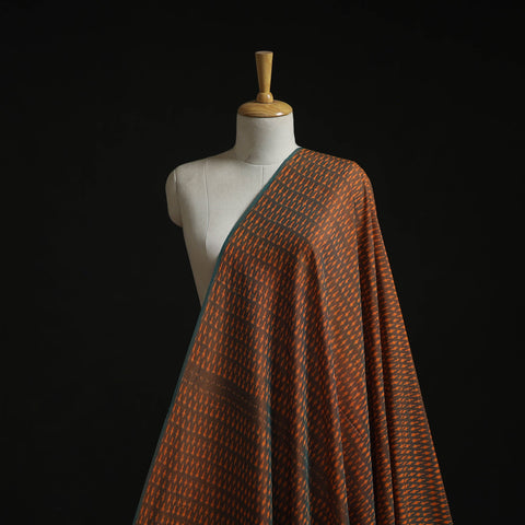 Mercerised cotton pochampally ikat fabric 15 - handcrafted