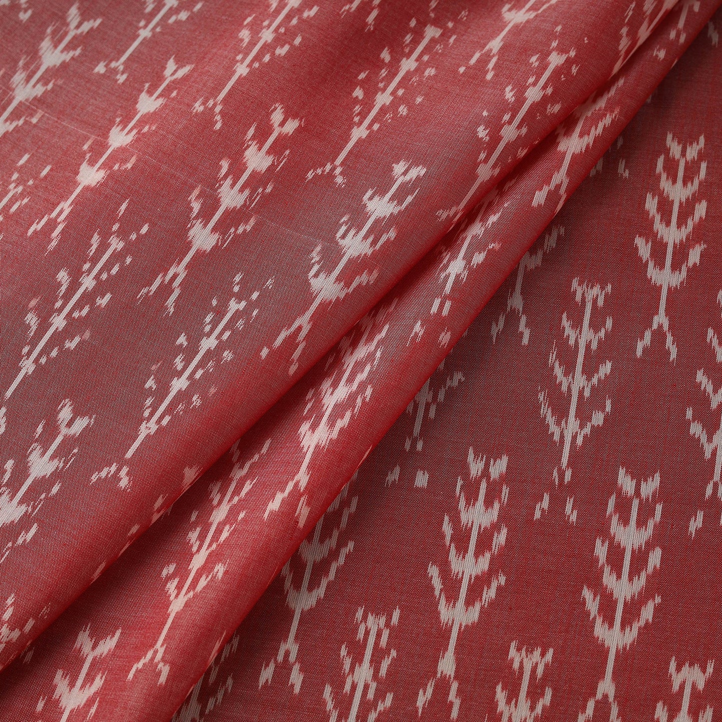Mercerised cotton pochampally ikat fabric 16 - handcrafted