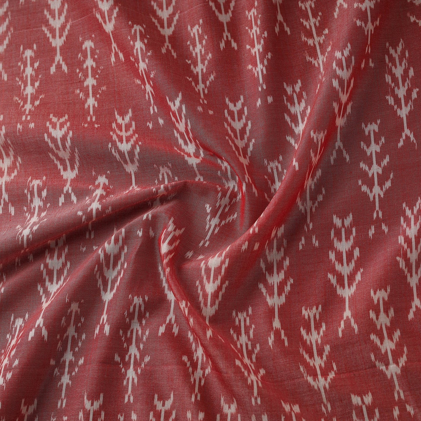 Mercerised cotton pochampally ikat fabric 16 - handcrafted