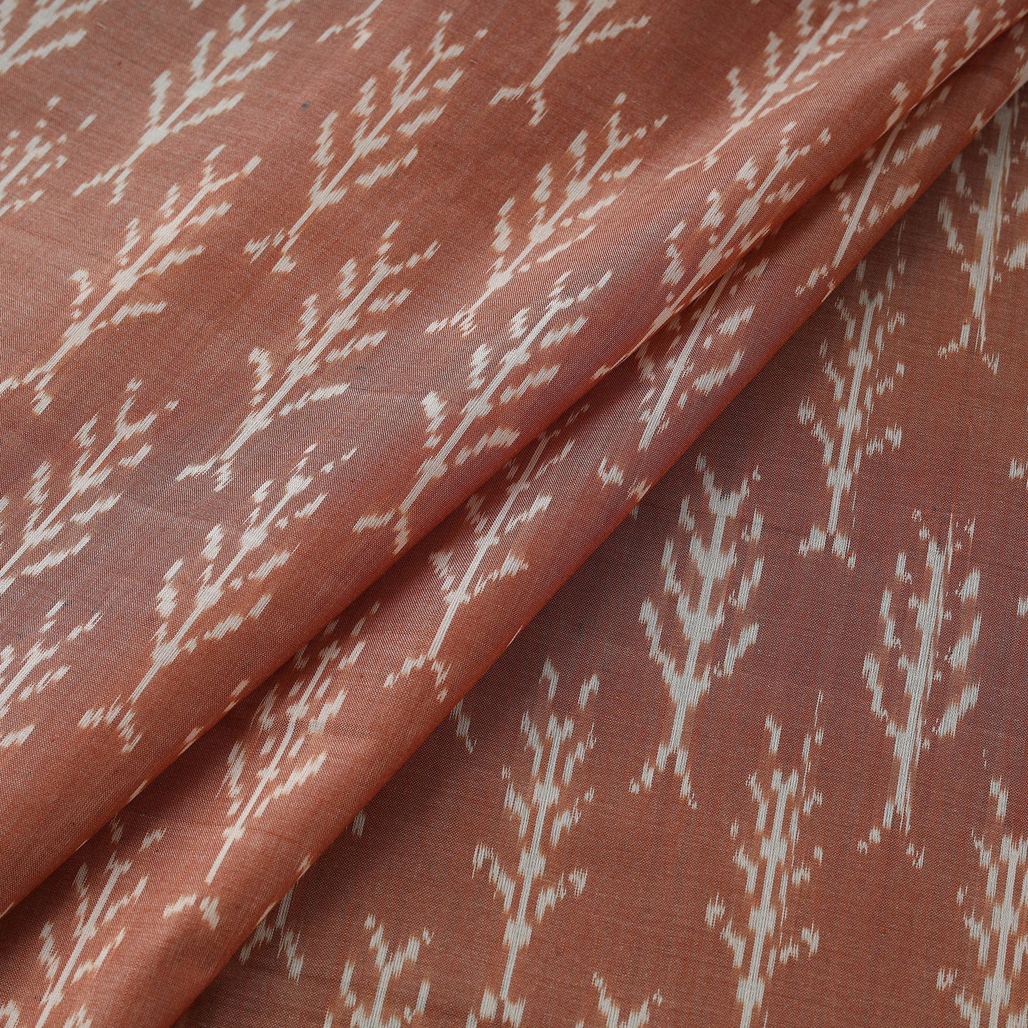 Mercerised cotton pochampally ikat fabric 17 - handcrafted