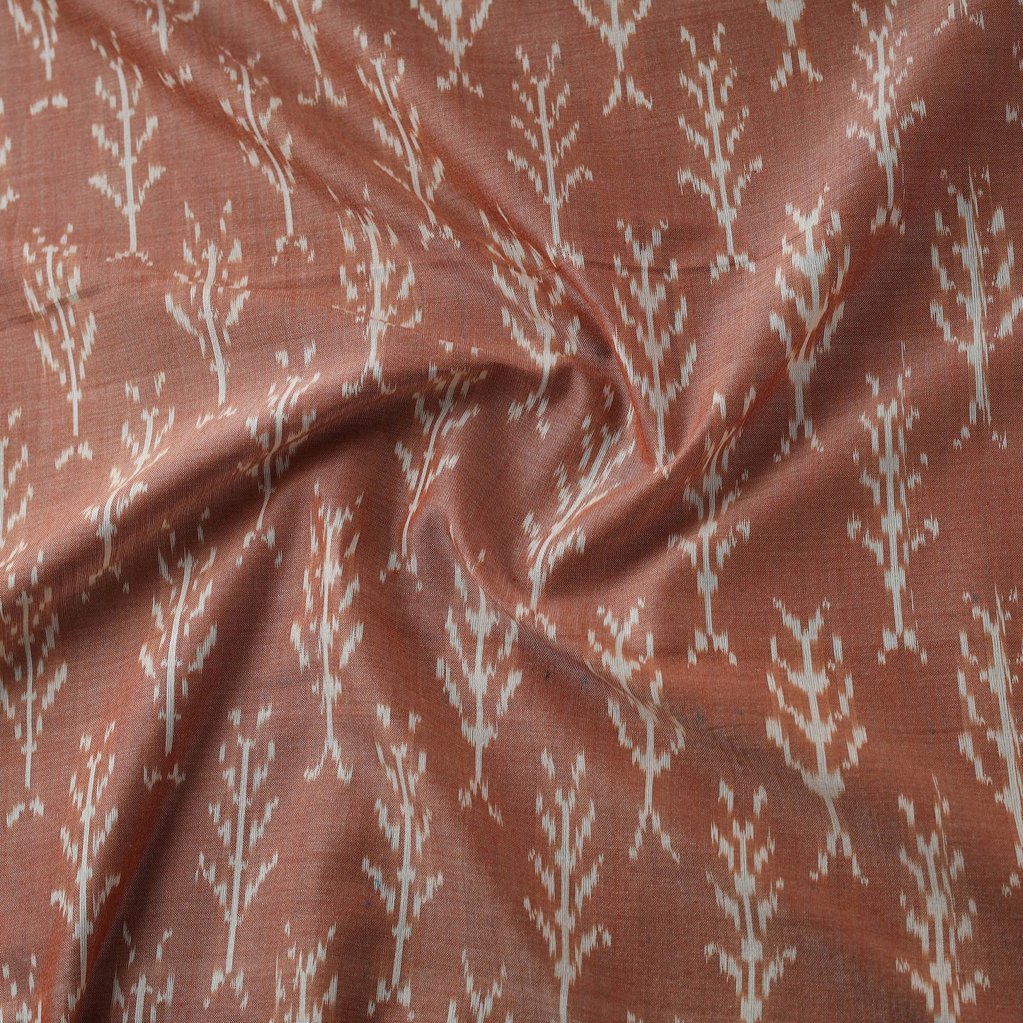 Mercerised cotton pochampally ikat fabric 17 - handcrafted