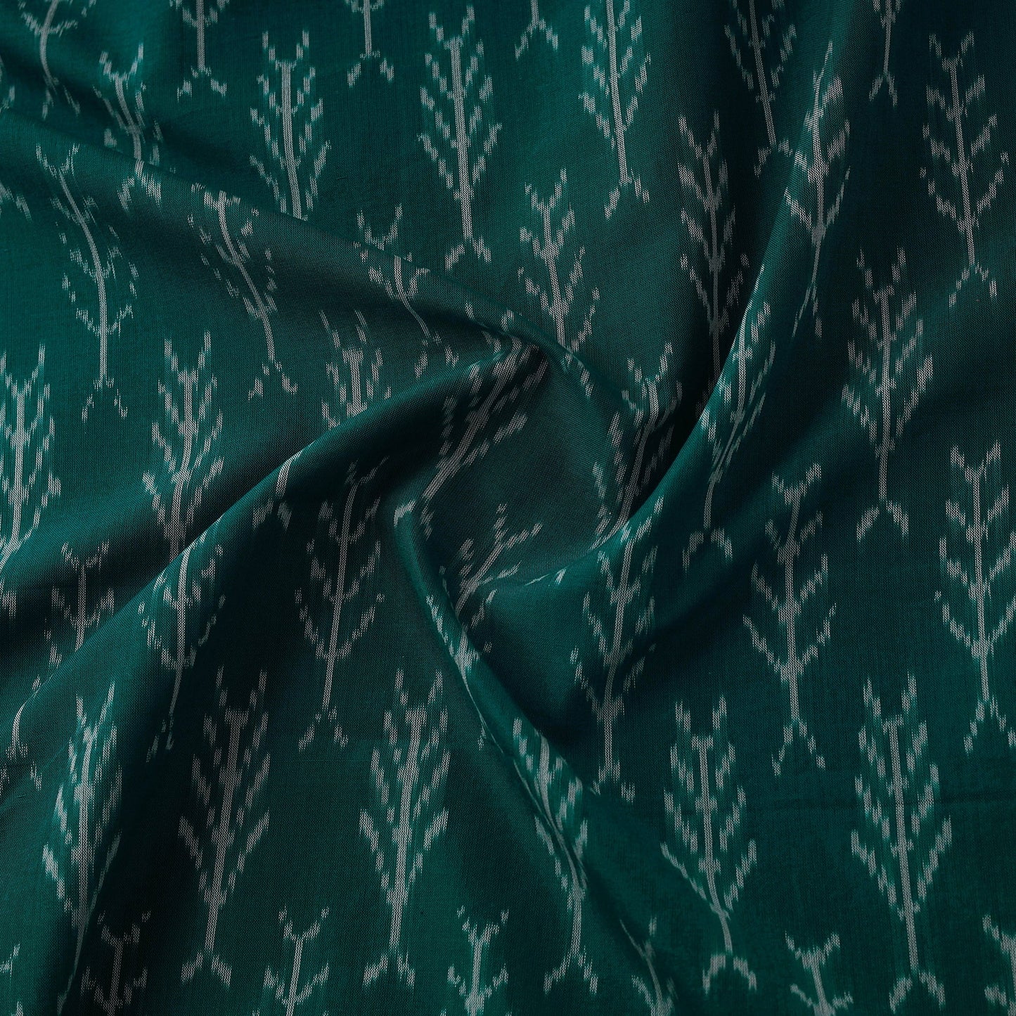 Mercerised cotton pochampally ikat fabric 18 - handcrafted