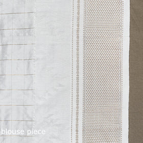 Mercerized cotton gadwal checks ilkal saree with temple