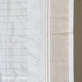 Mercerized cotton gadwal checks ilkal saree with temple