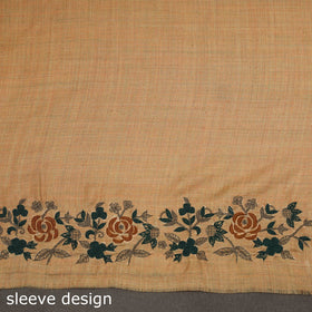 Merino wool hand embroidery 3pc unstitched dress material