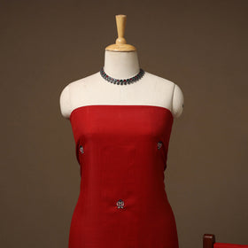 Merino wool hand embroidery 3pc unstitched dress material