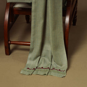 Merino wool hand embroidery 3pc unstitched dress material