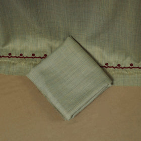 Merino wool hand embroidery 3pc unstitched dress material