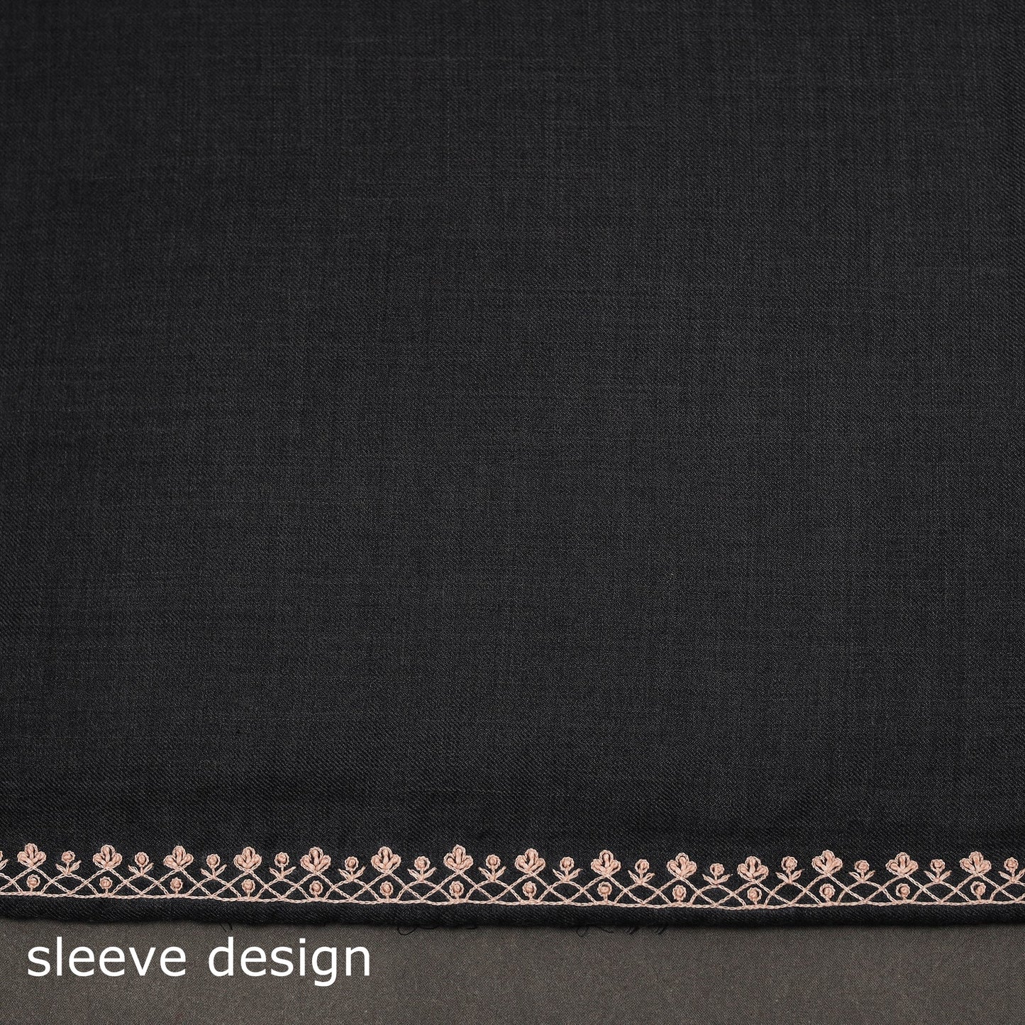 Merino wool hand embroidery 3pc unstitched dress material