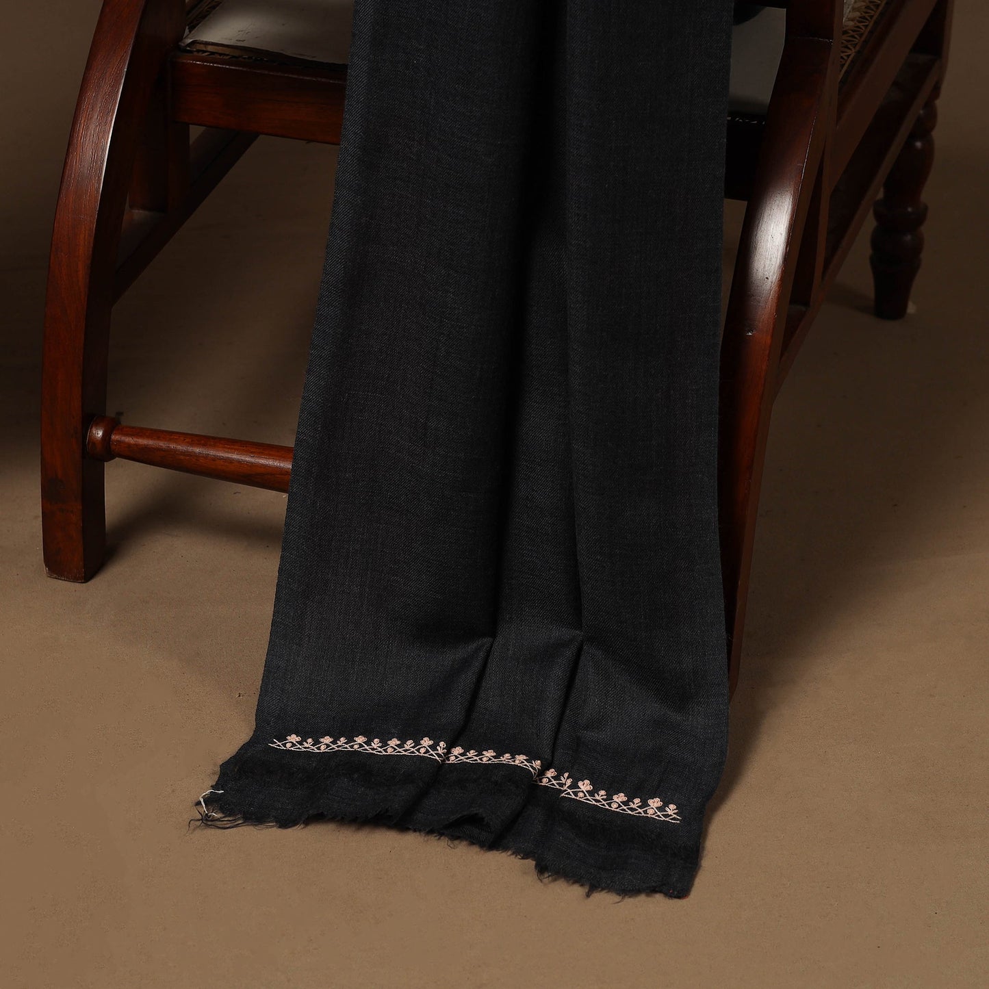 Merino wool hand embroidery 3pc unstitched dress material