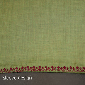 Merino wool hand embroidery 3pc unstitched dress material