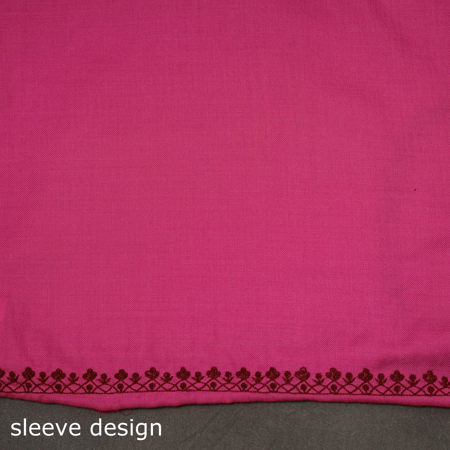 Merino wool hand embroidery 3pc unstitched dress material