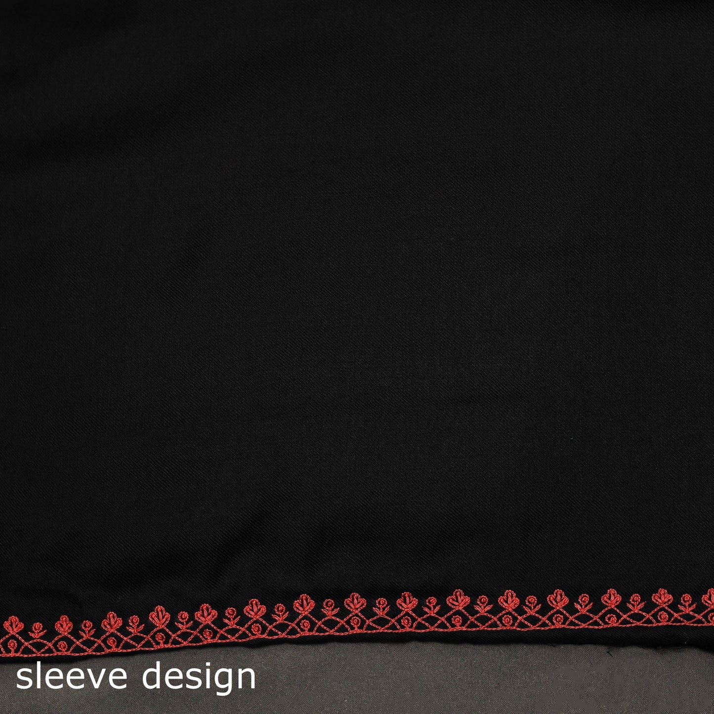 Merino wool hand embroidery 3pc unstitched dress material