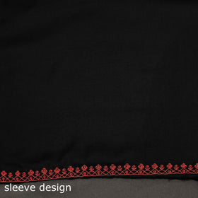 Merino wool hand embroidery 3pc unstitched dress material