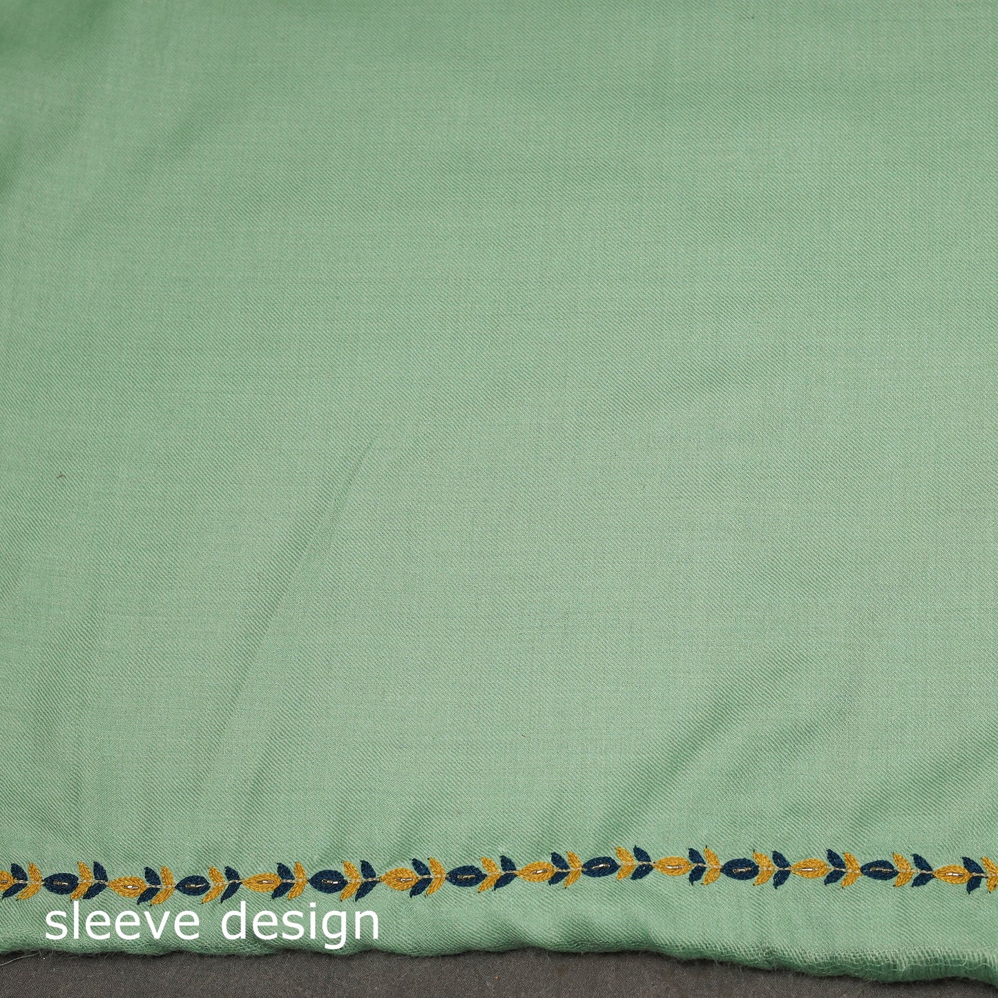 Merino wool hand embroidery 3pc unstitched dress material