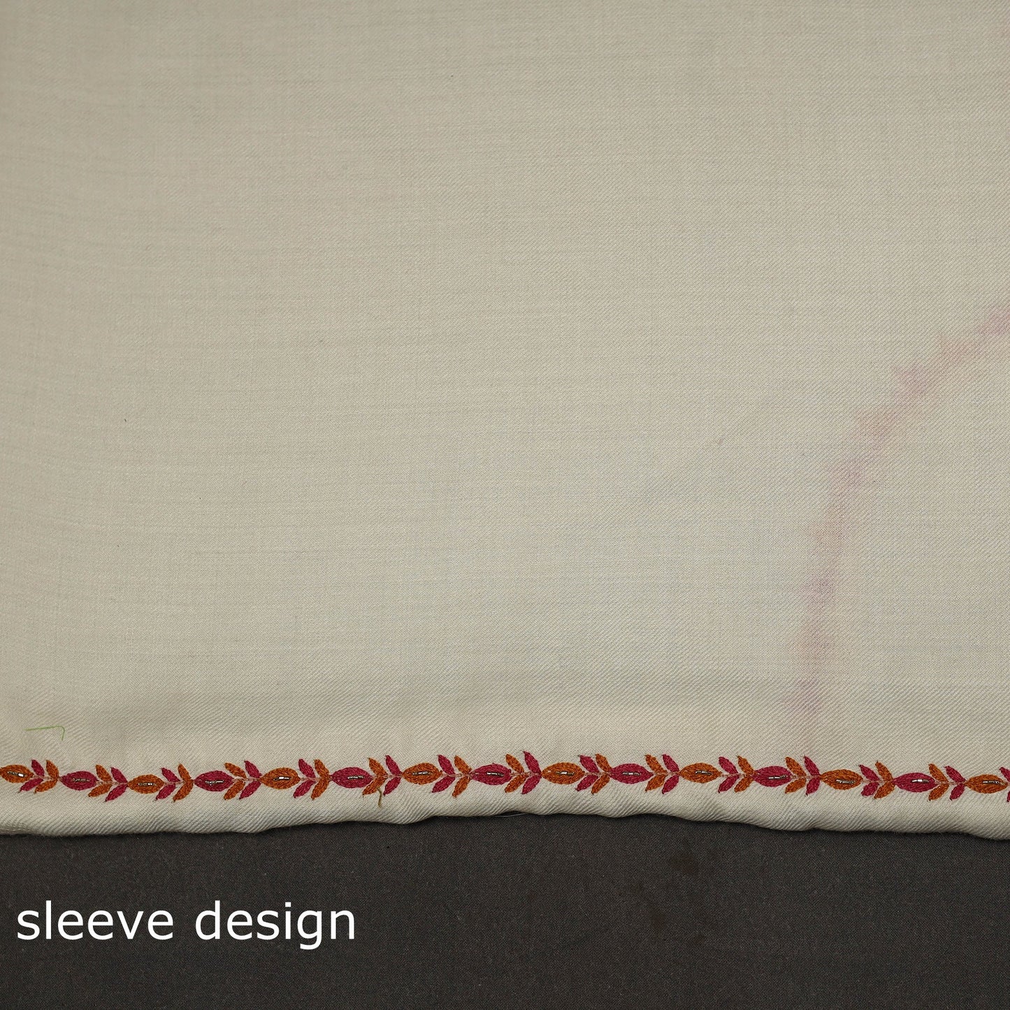 Merino wool hand embroidery 3pc unstitched dress material