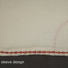 Merino wool hand embroidery 3pc unstitched dress material