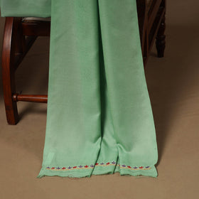 Merino wool hand embroidery 3pc unstitched dress material