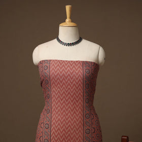 Merino wool natural dyed hand 3pc unstitched dress material