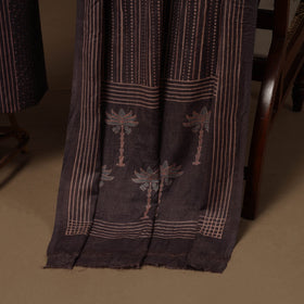 Merino wool natural dyed hand 3pc unstitched dress material