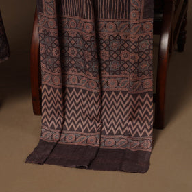 Merino wool natural dyed hand 3pc unstitched dress material