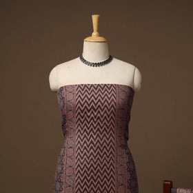 Merino wool natural dyed hand 3pc unstitched dress material