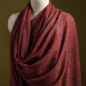 Merino wool natural dyed handwoven hand shawl 06