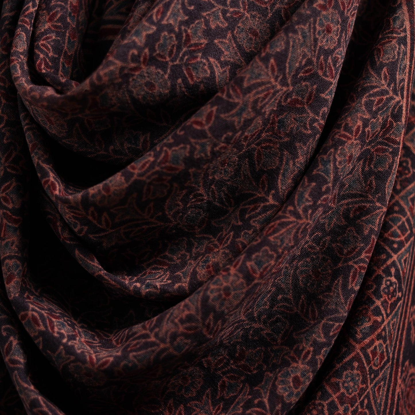 Merino wool natural dyed handwoven hand shawl 08