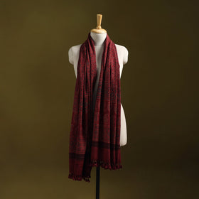 Merino wool natural dyed handwoven hand shawl 09