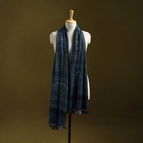 Merino wool natural dyed handwoven hand shawl 10